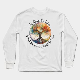 Tree of Life As Above So Below Witchy Design Long Sleeve T-Shirt